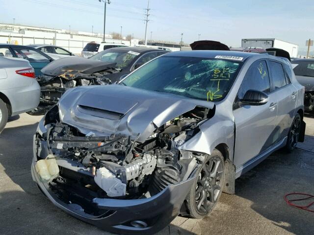 JM1BL1L30D1807808 - 2013 MAZDA SPEED 3 SILVER photo 2