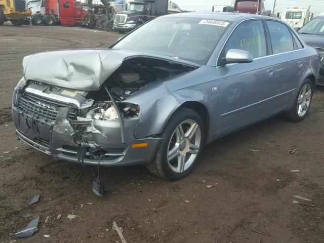 WAUDF78E96A225266 - 2006 AUDI A4 2.0T QU SILVER photo 2