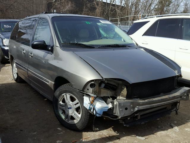 2FMZA53442BA28736 - 2002 FORD WINDSTAR S GRAY photo 1