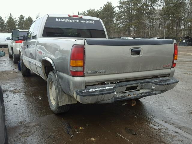 2GTEK19T7Y1150075 - 2000 GMC NEW SIERRA BEIGE photo 3