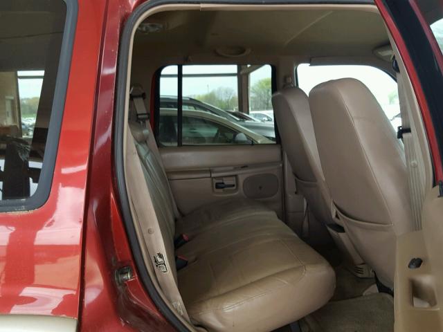 1FMDU64E41ZA65246 - 2001 FORD EXPLORER E RED photo 6