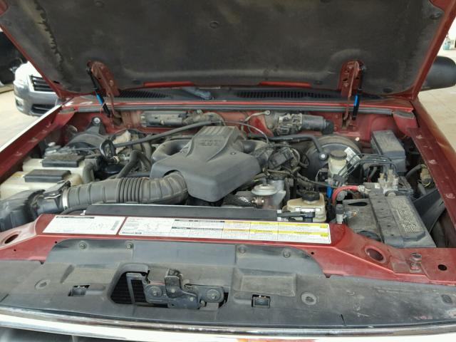 1FMDU64E41ZA65246 - 2001 FORD EXPLORER E RED photo 7