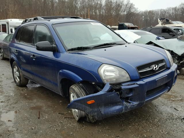 KM8JM12B45U147074 - 2005 HYUNDAI TUCSON GL BLUE photo 1