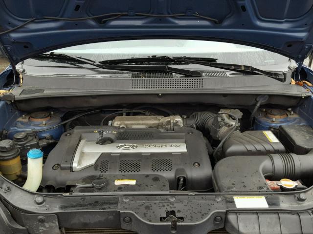 KM8JM12B45U147074 - 2005 HYUNDAI TUCSON GL BLUE photo 7