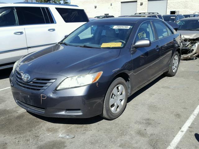 4T1BE46K08U195348 - 2008 TOYOTA CAMRY CE GRAY photo 2