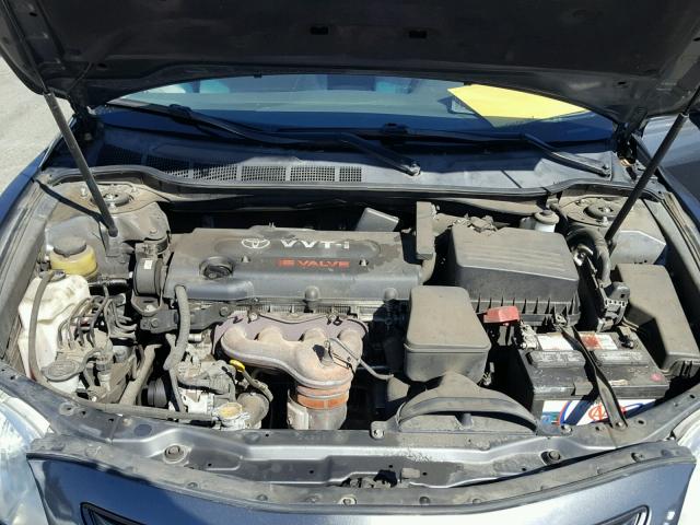 4T1BE46K08U195348 - 2008 TOYOTA CAMRY CE GRAY photo 7