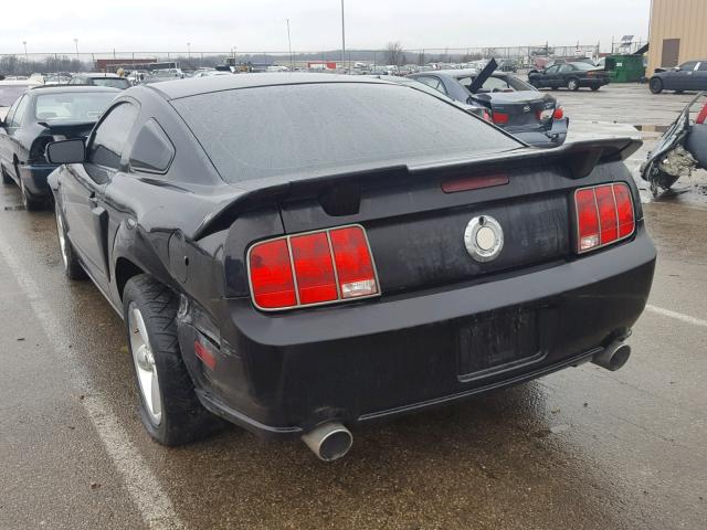 1ZVFT82H865234253 - 2006 FORD MUSTANG GT BLACK photo 3