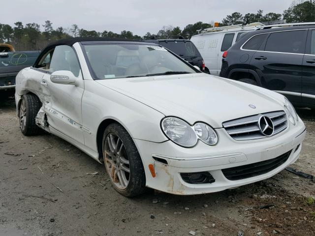 WDBTK56F69T101523 - 2009 MERCEDES-BENZ CLK 350 WHITE photo 1