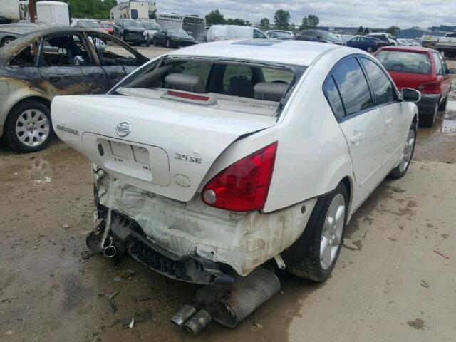 1N4BA41E85C811757 - 2005 NISSAN MAXIMA SE WHITE photo 4