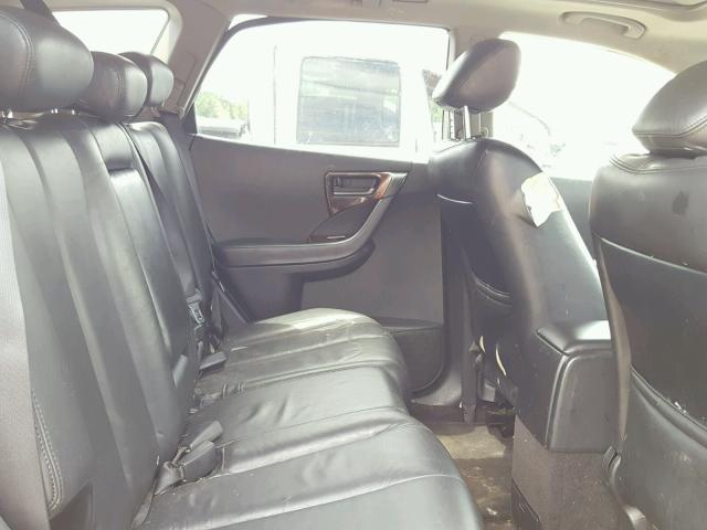 JN8AZ08TX5W324090 - 2005 NISSAN MURANO SL SILVER photo 6