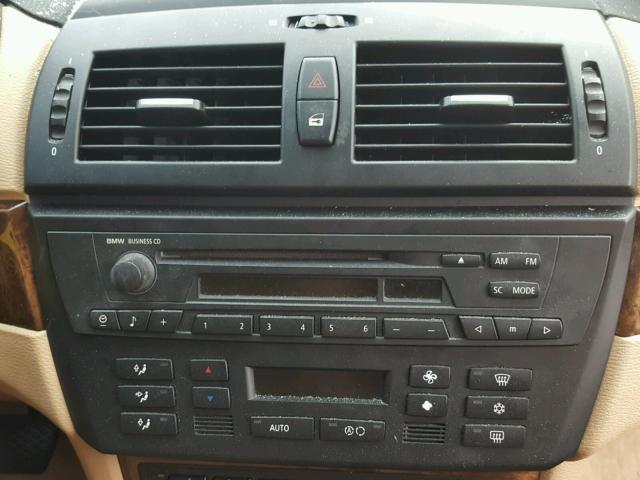 WBXPC93448WJ04771 - 2008 BMW X3 3.0SI RED photo 9