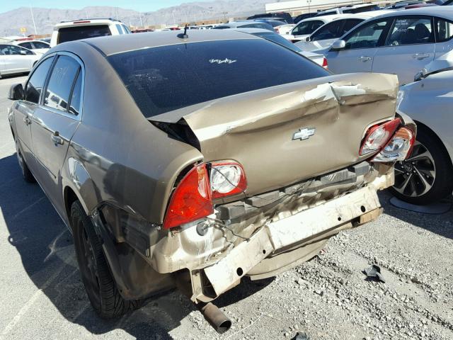 1G1ZH57B88F236868 - 2008 CHEVROLET MALIBU 1LT 棕色 照片 3