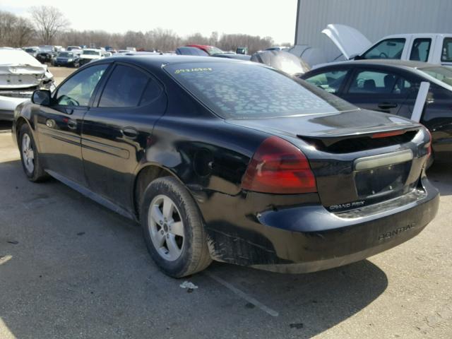2G2WP552361275358 - 2006 PONTIAC GRAND PRIX BLACK photo 3