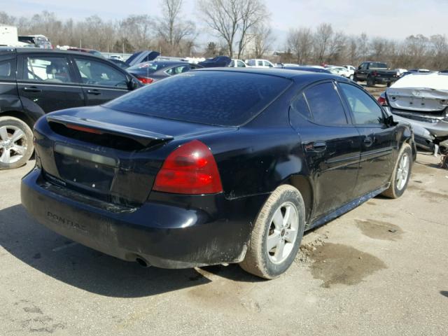 2G2WP552361275358 - 2006 PONTIAC GRAND PRIX BLACK photo 4