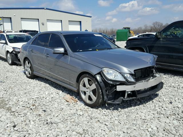 WDDHF8HB3BA500193 - 2011 MERCEDES-BENZ E 350 4MAT SILVER photo 1