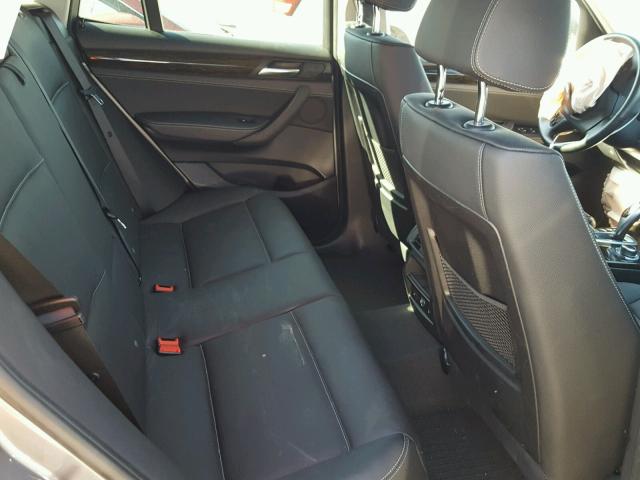 5UXWX9C53E0D30693 - 2014 BMW X3 XDRIVE2 GRAY photo 6