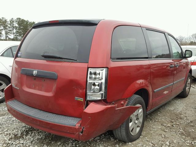 1D8HN44H48B137391 - 2008 DODGE GRAND CARA RED photo 4