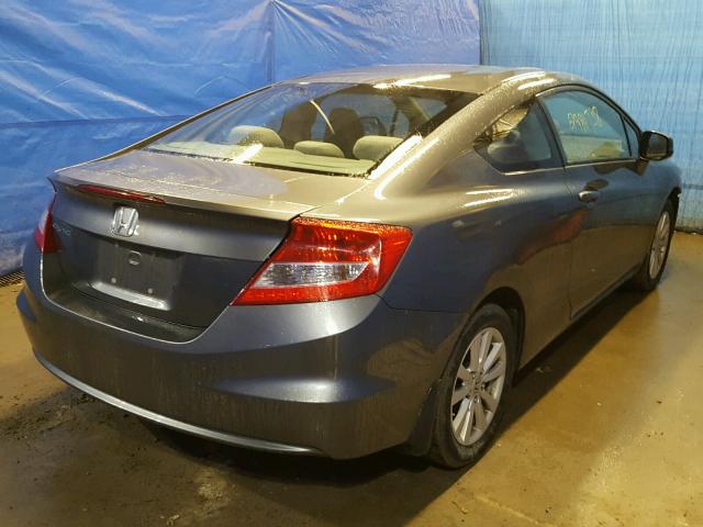 2HGFG3B87CH520370 - 2012 HONDA CIVIC EX GRAY photo 4