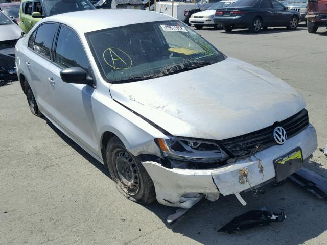 3VW2K7AJ4DM410884 - 2013 VOLKSWAGEN JETTA BASE 银色 照片 1