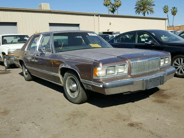 2MEBM75F3KX635221 - 1989 MERCURY GRAND MARQ BROWN photo 1