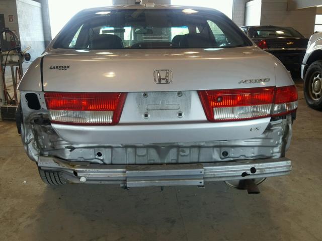 1HGCM56814A067896 - 2004 HONDA ACCORD EX SILVER photo 9