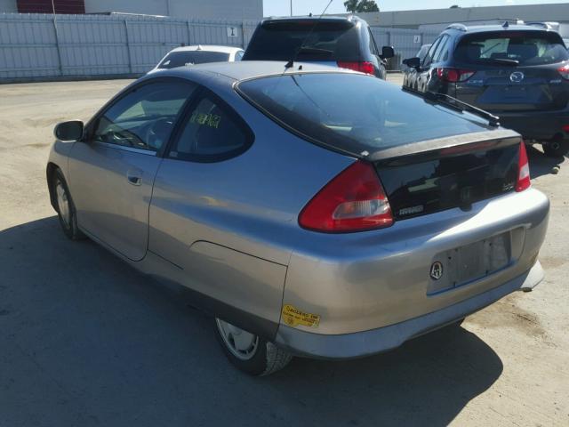 JHMZE1350YT002555 - 2000 HONDA INSIGHT SILVER photo 3