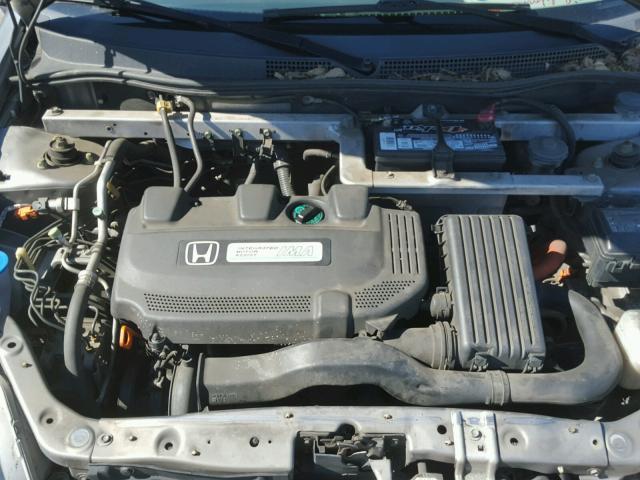 JHMZE1350YT002555 - 2000 HONDA INSIGHT SILVER photo 7