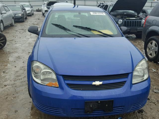 1G1AK58F287300932 - 2008 CHEVROLET COBALT LS BLUE photo 9