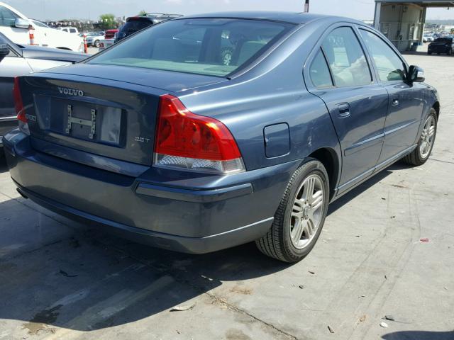 YV1RS592X82672533 - 2008 VOLVO S60 2.5T BLUE photo 4
