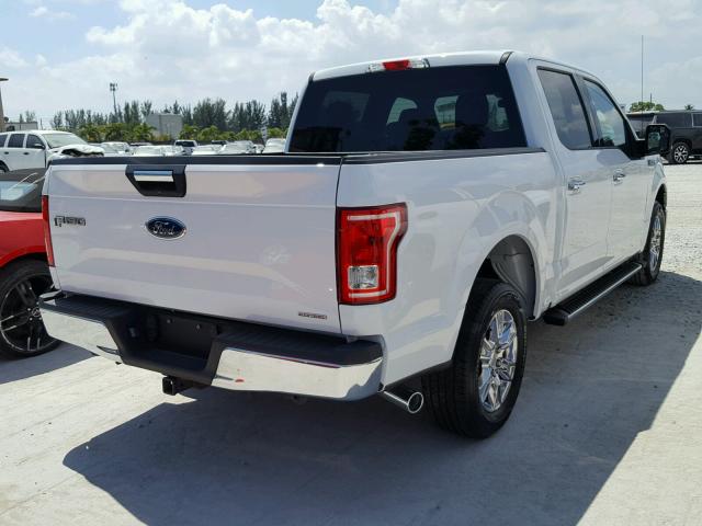 1FTEW1CF9FFB46011 - 2015 FORD F150 SUPER WHITE photo 4