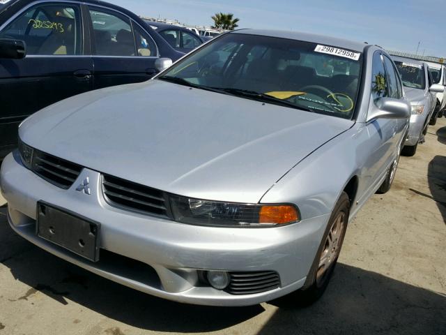 4A3AA46G43E193433 - 2003 MITSUBISHI GALANT ES SILVER photo 2