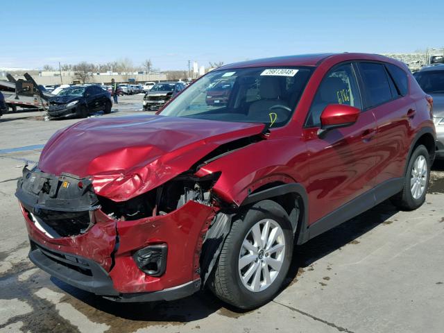 JM3KE4CE3D0138282 - 2013 MAZDA CX-5 TOURI RED photo 2