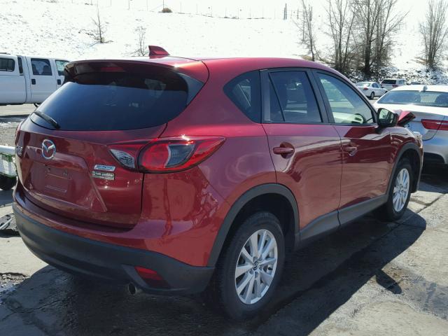 JM3KE4CE3D0138282 - 2013 MAZDA CX-5 TOURI RED photo 4