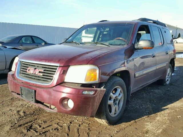 1GKET16S326104742 - 2002 GMC ENVOY XL BURGUNDY photo 2