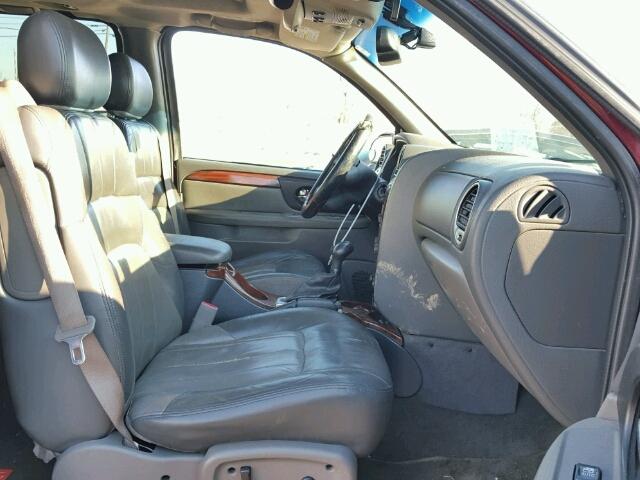 1GKET16S326104742 - 2002 GMC ENVOY XL BURGUNDY photo 5