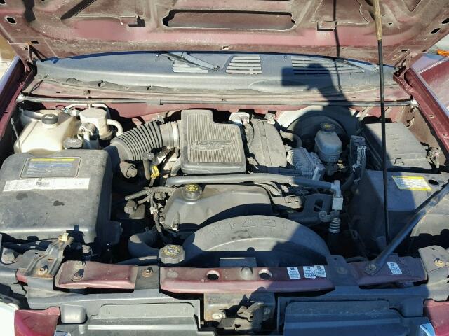 1GKET16S326104742 - 2002 GMC ENVOY XL BURGUNDY photo 7