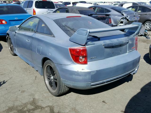 JTDDY32T230068548 - 2003 TOYOTA CELICA GT- BLUE photo 3