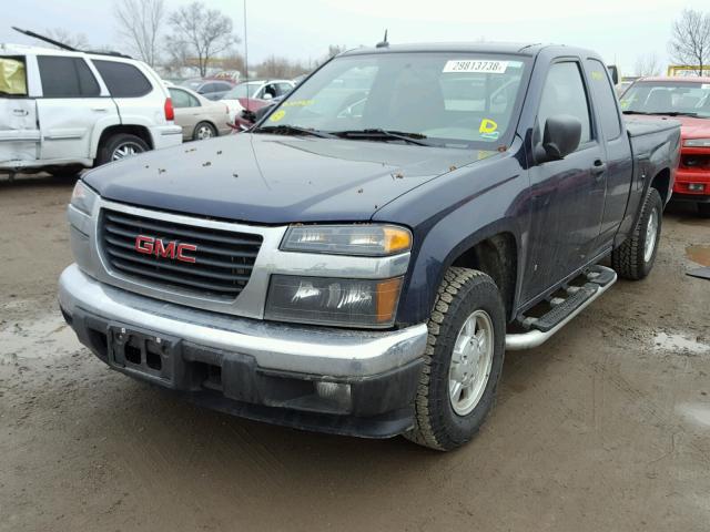 1GTCS19E188127929 - 2008 GMC CANYON BLUE photo 2