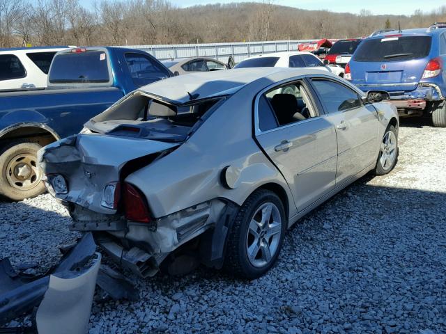 1G1ZH57B99F254796 - 2009 CHEVROLET MALIBU 1LT GOLD photo 4