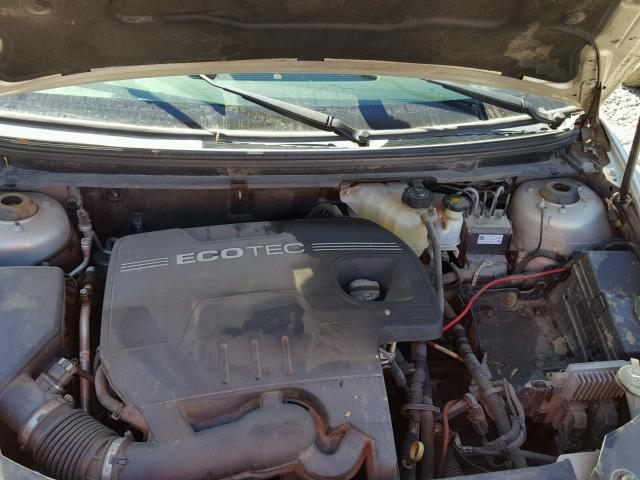 1G1ZH57B99F254796 - 2009 CHEVROLET MALIBU 1LT GOLD photo 7