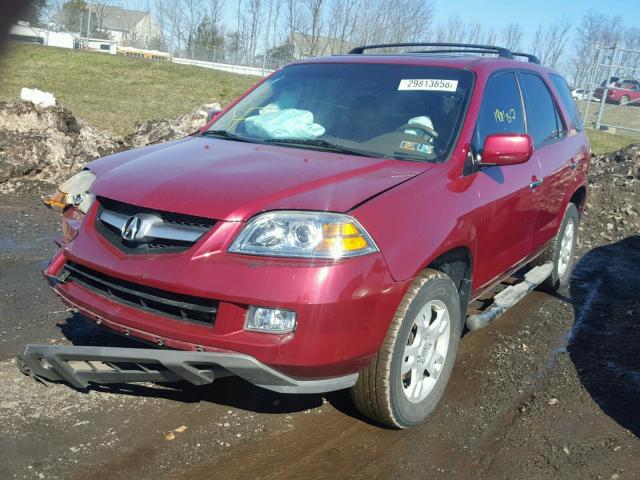 2HNYD18844H530748 - 2004 ACURA MDX TOURIN RED photo 2