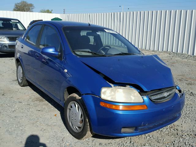 KL1TD52625B324960 - 2005 CHEVROLET AVEO BASE Mavi foto 1