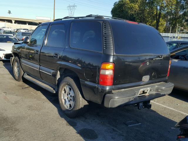 1GNEC13T91R198476 - 2001 CHEVROLET TAHOE C150 BLACK photo 3