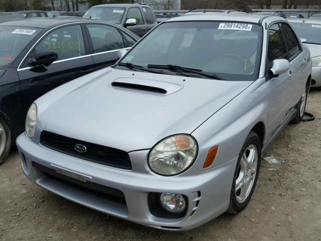 JF1GD29632G526791 - 2002 SUBARU IMPREZA WR SILVER photo 2