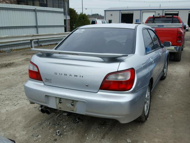 JF1GD29632G526791 - 2002 SUBARU IMPREZA WR SILVER photo 4