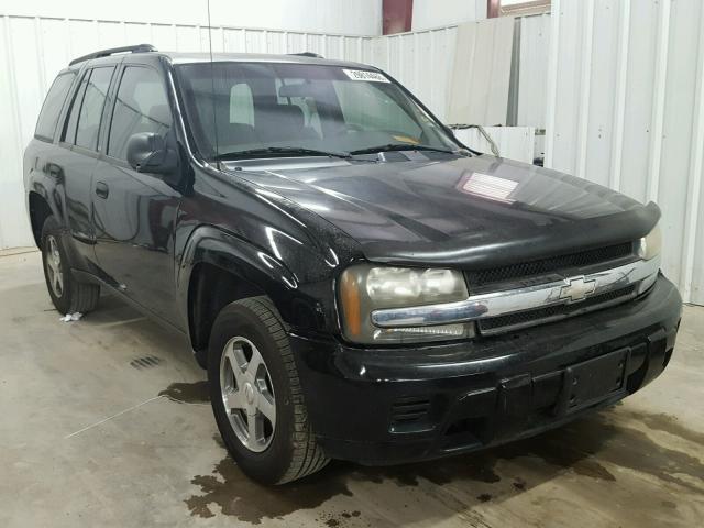 1GNDS13S242270783 - 2004 CHEVROLET TRAILBLAZE BLACK photo 1