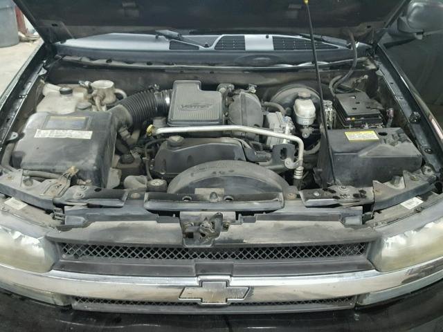 1GNDS13S242270783 - 2004 CHEVROLET TRAILBLAZE BLACK photo 7