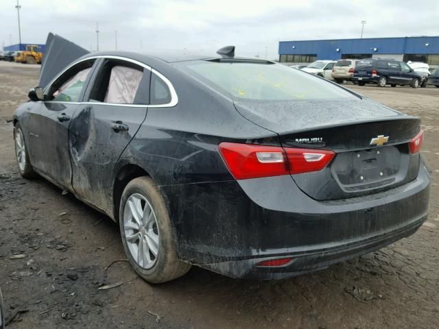 1G1ZD5ST2JF138694 - 2018 CHEVROLET MALIBU LT BLACK photo 3