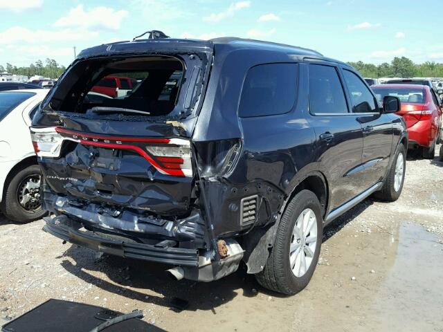 1C4RDHAG1EC266722 - 2014 DODGE DURANGO SX BLACK photo 4