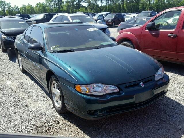 2G1WW12E2Y9318266 - 2000 CHEVROLET MONTE CARL მწვანე ფოტო 1